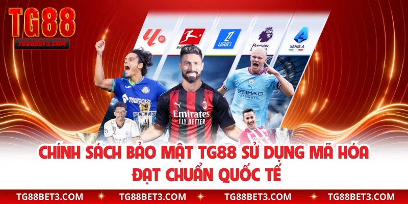 Chính sách bảo mật TG88 sử dụng mã hóa đạt chuẩn quốc tế